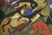 Playing Dogs (mk34) Franz Marc